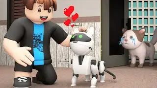 ROBLOX Brookhaven 🏡RP: The Wild Robot - Robocat Vs. Pop Cat | Roblox Jack