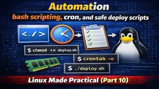 Linux Automation: Bash, Cron & Safe Deploys