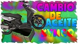 Cambio de aceite de la moto Kymco Agility 125