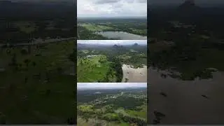 Pidurangala rock and Sigiriya Lion rock on DJI Mavic Air 2 ⛰🇱🇰✈ #shorts