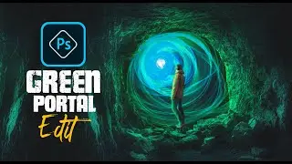 Green portal  photoshop manipulation tutorial