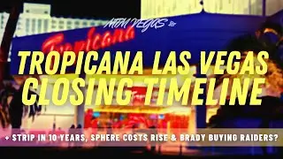 Las Vegas Strip in 10 Years, Sphere Costs Rise, Tropicana Closing Timeline & Fontainebleau Sizzles!