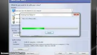 Photostory 3 Export Movie File.avi