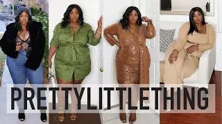 LAST HAUL OF 2019! BOMBBB PLUS SIZE PRETTY LITTLE THING HAUL!
