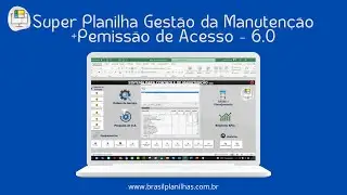 Planilha Gestão da Manutenção com Controle de Permissões 6.0
