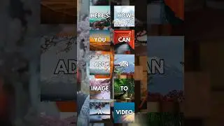 Want to add an #image to a #video 🌆 Here’s how!
