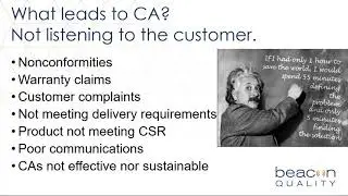 Culture of Excellence Webinar Series  Effective Corrective Actions for Manufactu