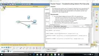 CCNA2 Chapter 2 Troubleshooting Switch Port Security-2.2.4.10