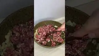 Закусочный пирог с фаршем #shorts