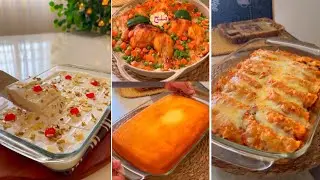 عيش السرايا بالخبز البايت🫰كيكة السعاده بارتفاع شاهق🍰غداء بصينيةواحدةبطعم وشكل روعةمع ألذغداءبدون عجن