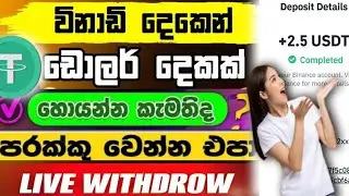 Earn money online 2024 | earn usdt online 2024 | Earn usdt daily binance | usdt online 💰| make money