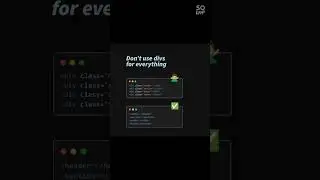 Don't Use Divs For Everything 