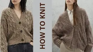 🔥💫🍂 Один Узор, Два Кардигана: Осенний Вязаный Стиль/One Pattern, Two Cardigans: Autumn Knit Style