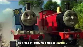 Thomas and James are Racing to the Warf