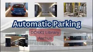 Automatic underground Car Parking System at DOKK1 Library Aarhus Denmark