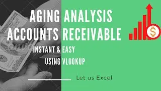 How to prepare instant Aging / debtor analysis in Excel