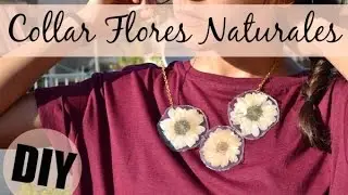 Collar con flores naturales | DIY