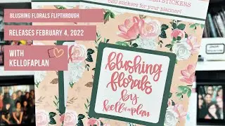 Blushing Florals Sticker Book Flipthrough- Releases 2/4/22 1
