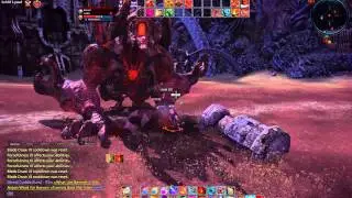 TERA lvl60 Warrior Gameplay - Soloing Betsael Fimbrilisk World Boss