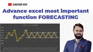 Forecasting in Excel Made SIMPLE. include seasonality & make predictions