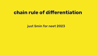 chain rule of differentiation  #vinaysirpw   #basic maths pw