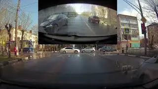 Девушка увидела тут две попутных полосы для движения и едва не устроила боковое ДТП