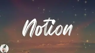 The Rare Occasions - Notion (Lyric Video)