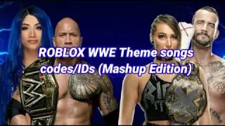 ROBLOX WWE Theme songs codes/IDs (Mashup Edition)