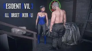 RESIDENT EVIL 3 REMAKE, JILL CORSET BIKER XL! (RE3R PC MODS)