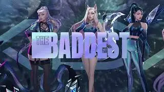 K/DA - THE BADDEST ft. (G)I-DLE, Bea Miller, Wolftyla [KINETIC TYPOGRAPHY]