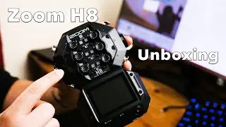 Zoom H8 Unboxing | 12-Track Field & Audio Recorder First Look