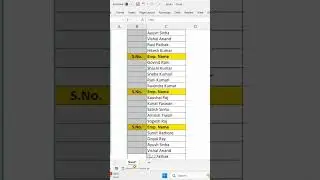 🔥Serial Numbers Trick in Excel | Excel Tips & Tricks | 