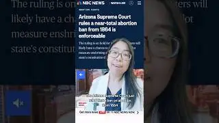Arizona upholds near total abortion ban from *1864*?! Gynecologist Explains #shorts shorts