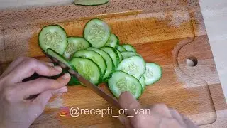 Как красиво нарезать помидоры и огурцы 💖 Красивая овощная нарезка на Праздничный стол!
