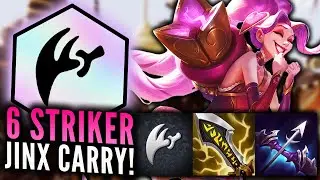 6 STRIKER JINX IS A LATE GAME HYPER CARRY! (ft. k3soju, Kurumx) | Teamfight Tactics Set 6.5