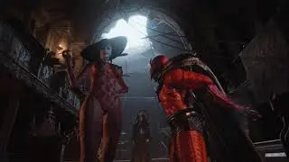Resident Evil Village Lady Dimitrescu Red Lingerie & Heisenberg Magneto Gameplay PC Mod