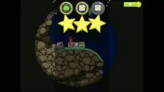 Bad Piggies - The Road to El Porkado. Level 6-6. 3 stars.