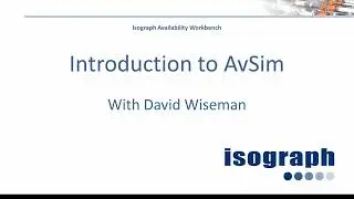 AvSim Getting Started - Availability Workbench Suite
