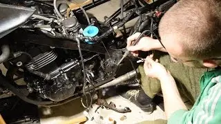 Полная переборка Kawasaki GPZ500S Часть 5: Разъемы (КЛИП)