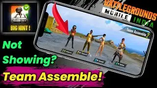 BGMI Team assemble not showing | How to enable team assemble in BGMI | Team assemble not in BGMI