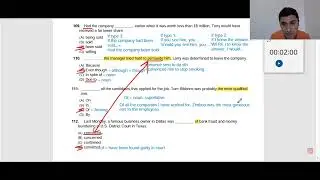 TOEIC Reading: Incomplete Sentences Practice 2