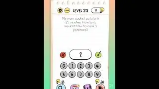 Brain test : Tricky Puzzle  Level 313