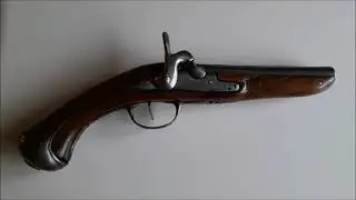 Firing a overloaded 19th century pistol