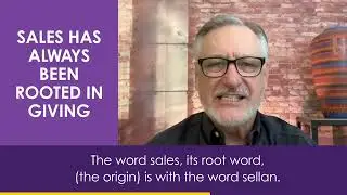 Sales Has Always Been Rooted In Giving