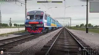 Trainz Railroad Simulator 2022 электричка до Магнитогорска