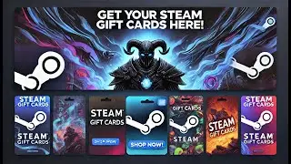 Steam Gift Card Sent online in Digital Format