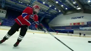 Women's hockey team training
