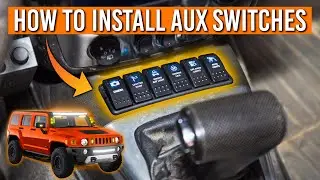 How To Install an Auxiliary Switch System - SPOD 4X4 Source LT 6 Rocker - Installed on a Hummer H3