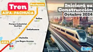 Iniciarán OBRAS del Tren AIFA-PACHUCA! Conoce el PROYECTO