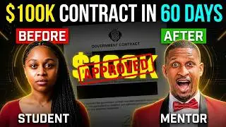 How My Mentee Won a $100k Government Contract in Less than 90 Days#govcon #governmentcontracting